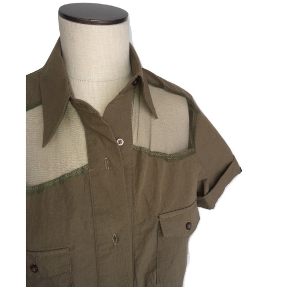 NWT Medium To Love Kuvaa LF Military Crop Jacket - Picture 2 of 3